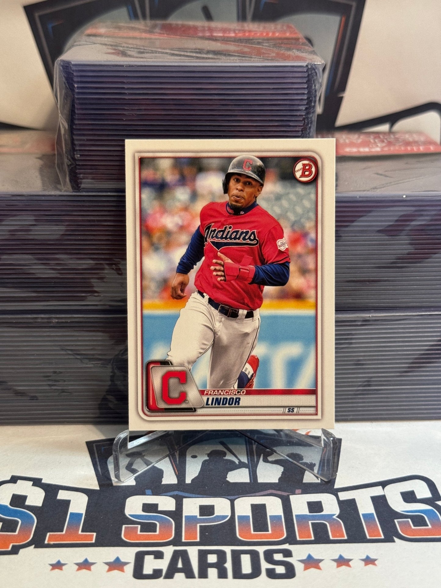 2020 Bowman Francisco Lindor #4