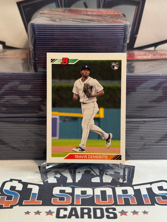 2020 Bowman Heritage Travis Demeritte Rookie #16