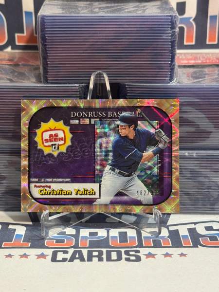2020 Donruss (As Seen 481/999) Christian Yelich AS - 2