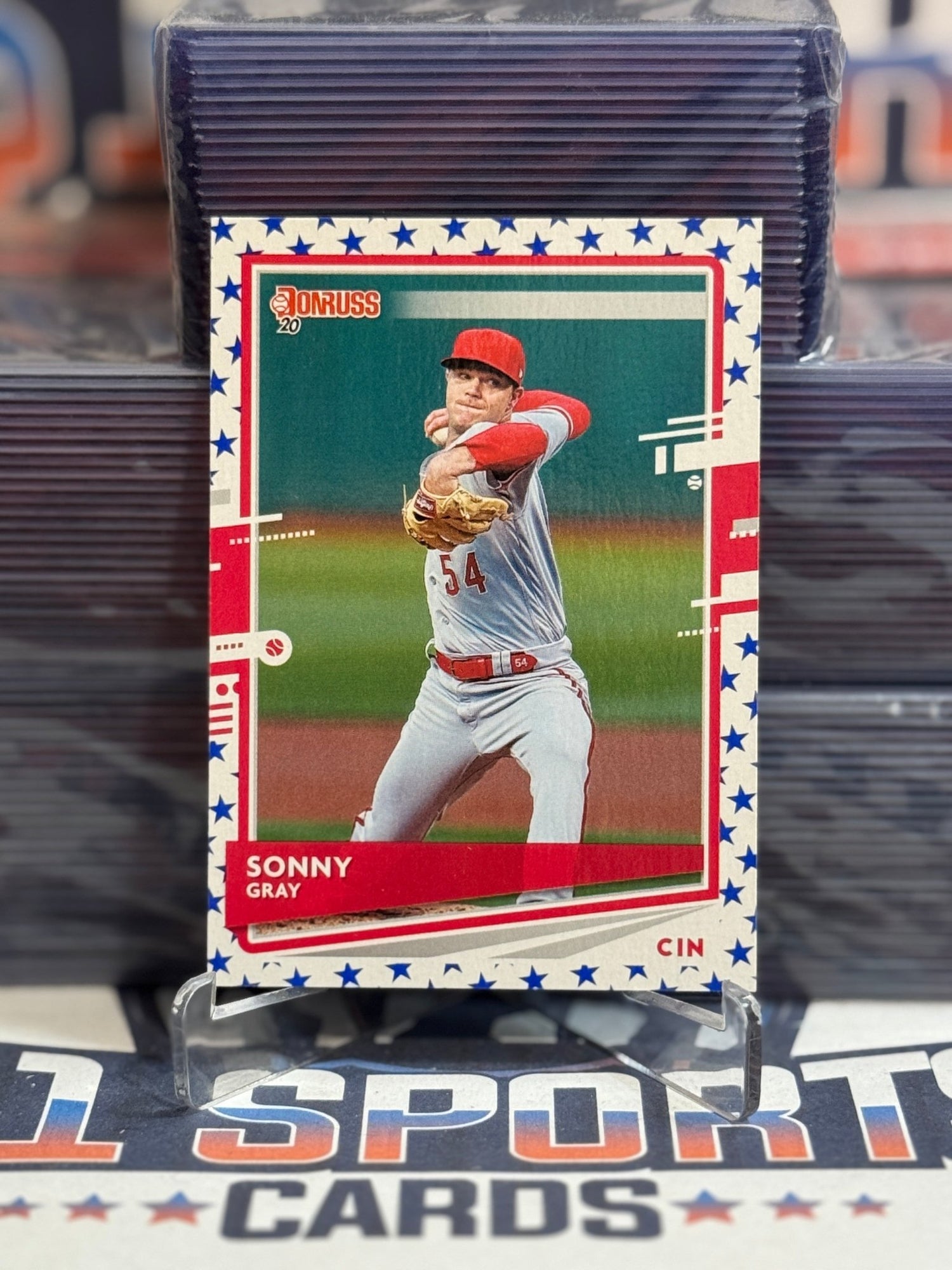 2020 Donruss (Independence Day Variation) Sonny Gray 201
