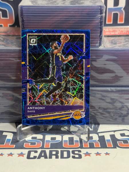 2020 Donruss Optic (Blue Velocity Prizm) Anthony Davis 42