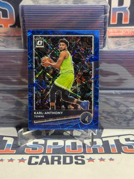 2020 Donruss Optic (Blue Velocity Prizm) Karl - Anthony Towns 79