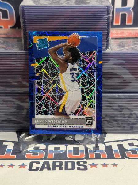 2020 Donruss Optic (Blue Velocity Prizm, Rated Rookie) James Wiseman 152
