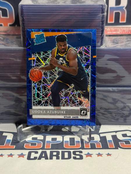 2020 Donruss Optic (Blue Velocity Prizm, Rated Rookie) Udoka Azubuike 177
