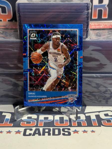 2020 Donruss Optic (Blue Velocity Prizm) Shai Gilgeous - Alexander 143