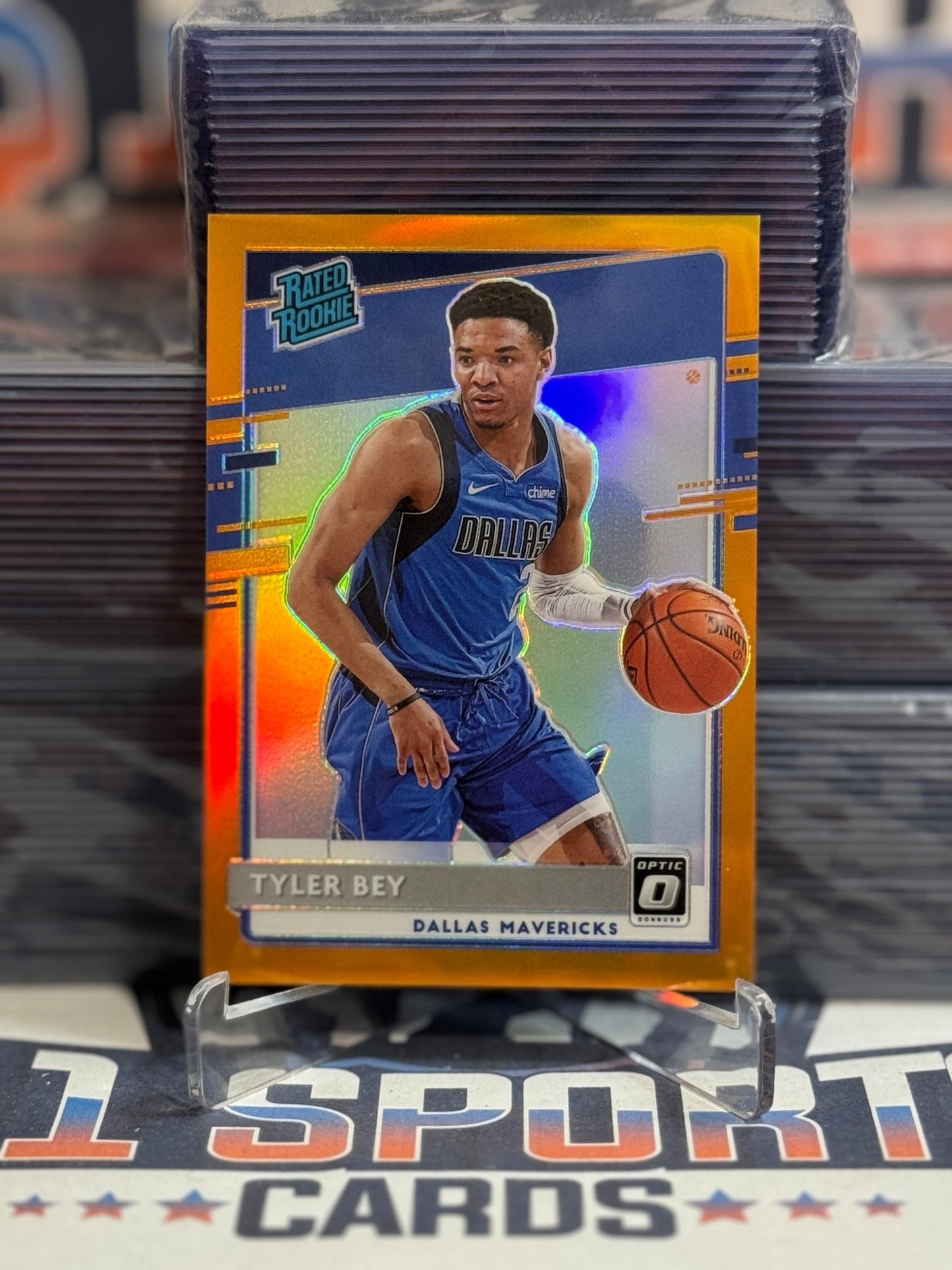 2020 Donruss Optic (Bronze Prizm, Rated Rookie 4/199) Tyler Bey 186