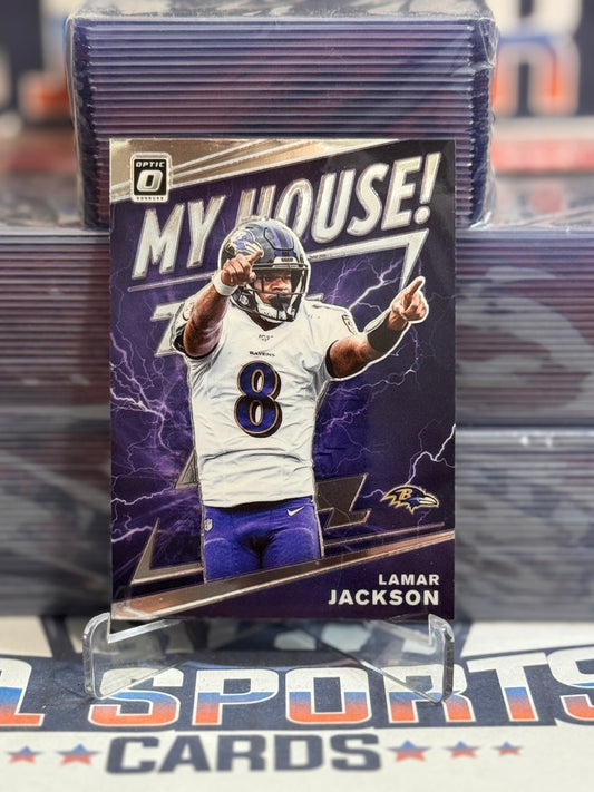 2020 Donruss Optic (My House!) Lamar Jackson MH - 1