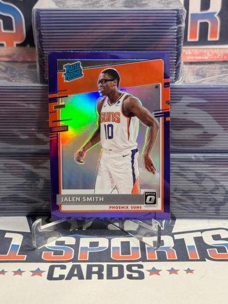 2020 Donruss Optic (Purple Prizm, Rated Rookie) Jalen Smith 160