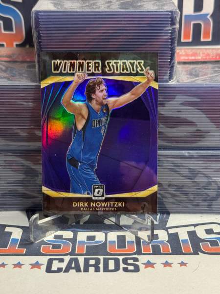 2020 Donruss Optic (Purple Prizm, Winner Stays) Dirk Nowitzki 8