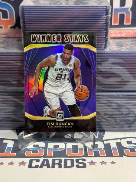 2020 Donruss Optic (Purple Prizm, Winner Stays) Tim Duncan 13