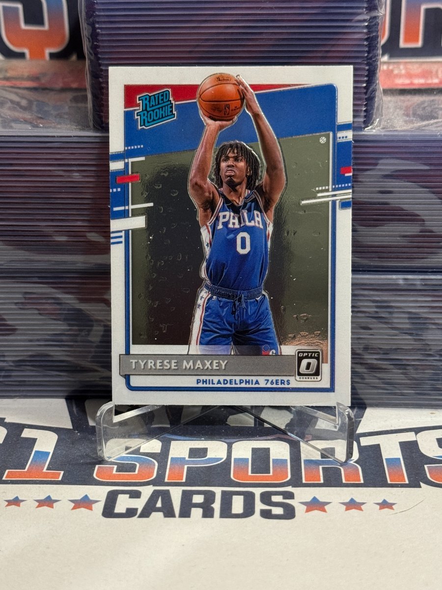 2020 Donruss Optic (Rated Rookie) Tyrese Maxey 171 (NM)