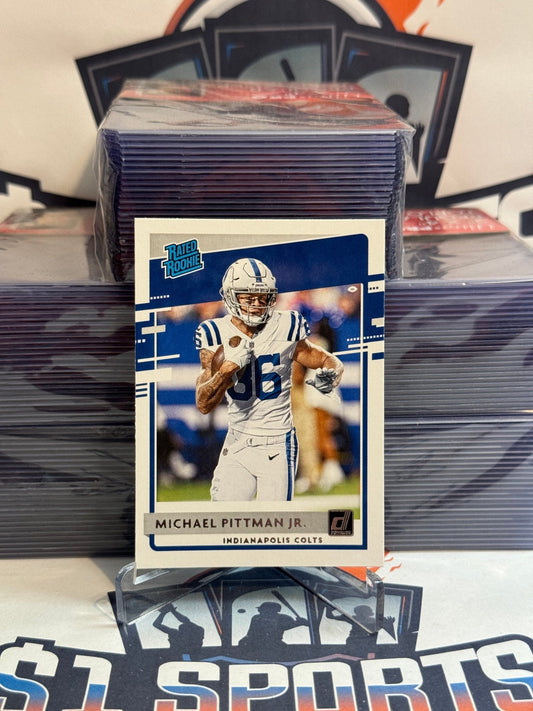 2020 Donruss (Rated Rookie) Michael Pittman Jr. #322