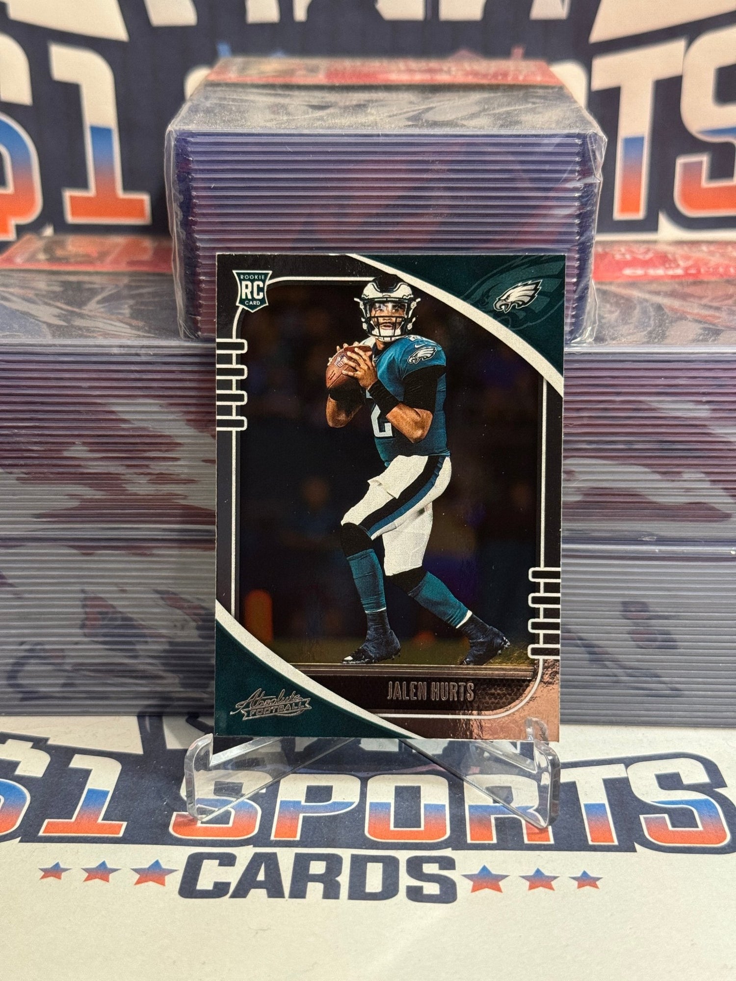 2020 Panini Absolute Jalen Hurts Rookie #145