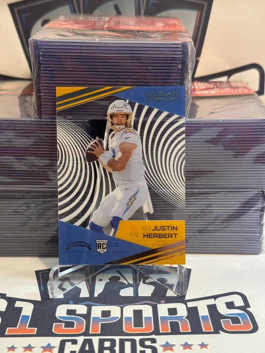 2020 Panini Chronicles (Clear Vision) Justin Herbert Rookie #CV - 3