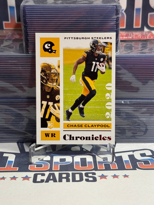2020 Panini Chronicles (Red, 95/199) Chase Claypool Rookie 79