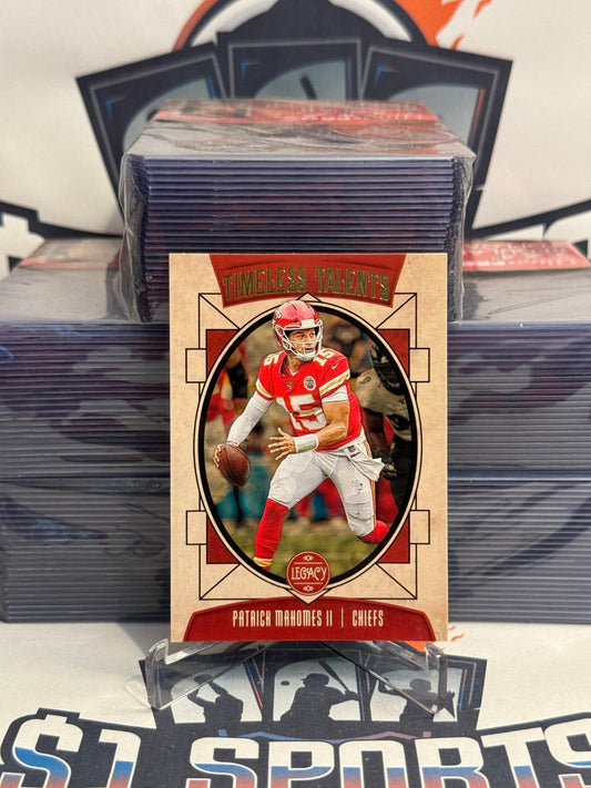 2020 Panini Legacy (Timeless Talents) Patrick Mahomes II #TT-PM