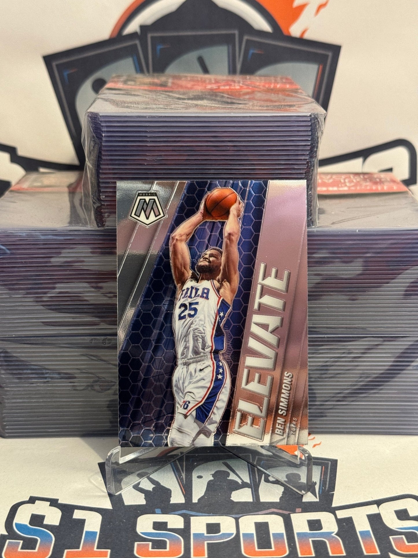 2020 Panini Mosaic (Elevate) Ben Simmons #22