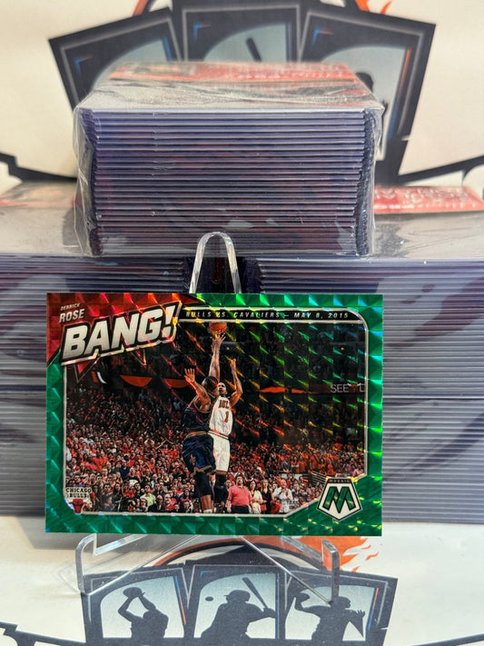 2020 Panini Mosaic (Green Prizm, Bang!) Derrick Rose #5