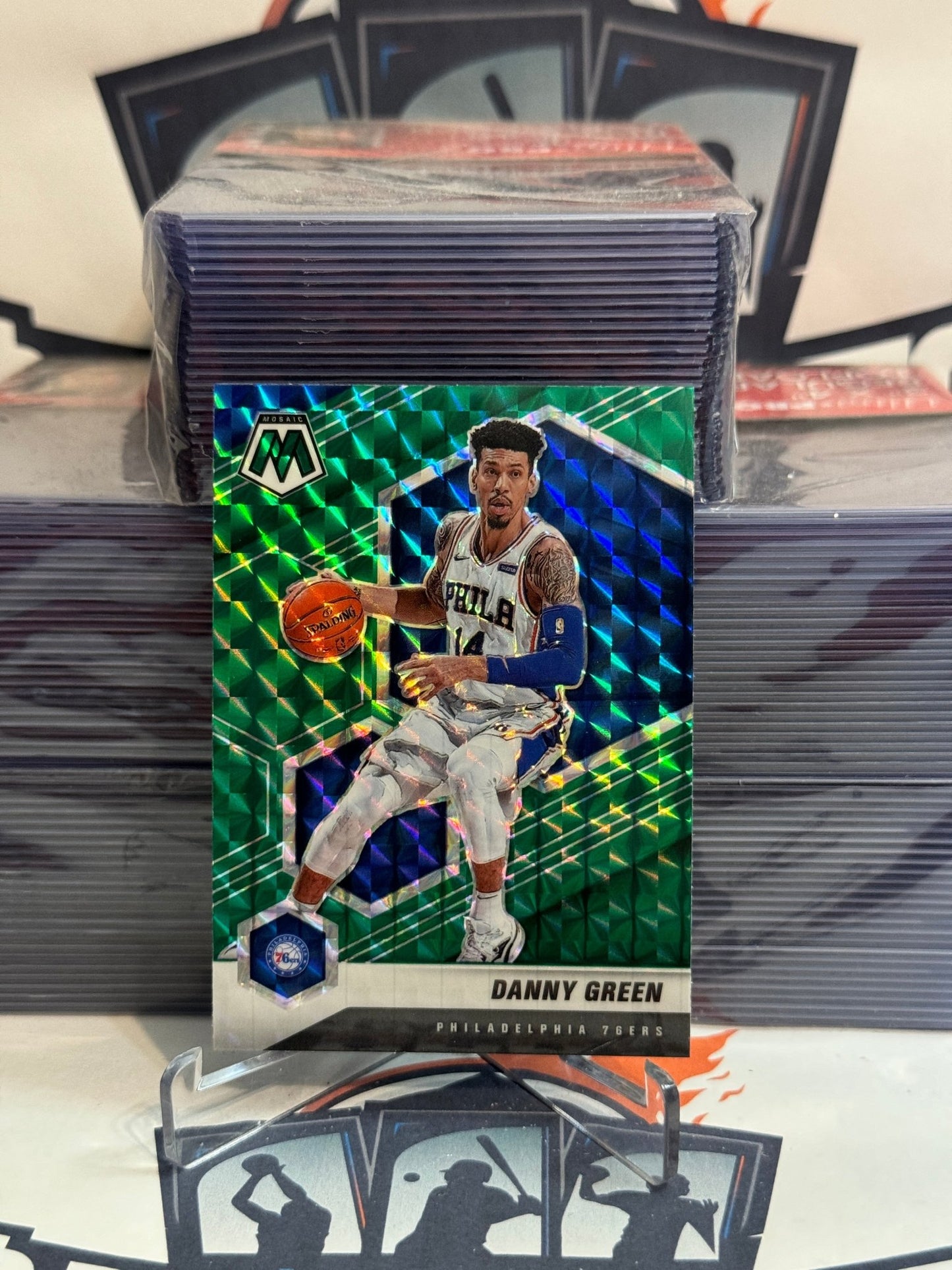 2020 Panini Mosaic (Green Prizm) Danny Green #83