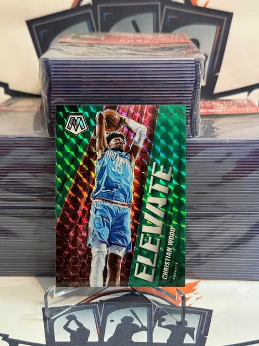 2020 Panini Mosaic (Green Prizm, Elevate) Christian Wood #10