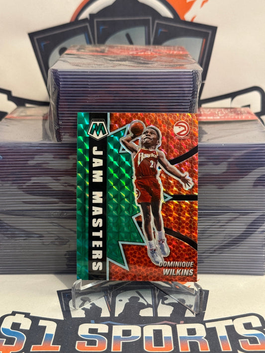 2020 Panini Mosaic (Green Prizm, Jam Masters) Dominique Wilkins #13