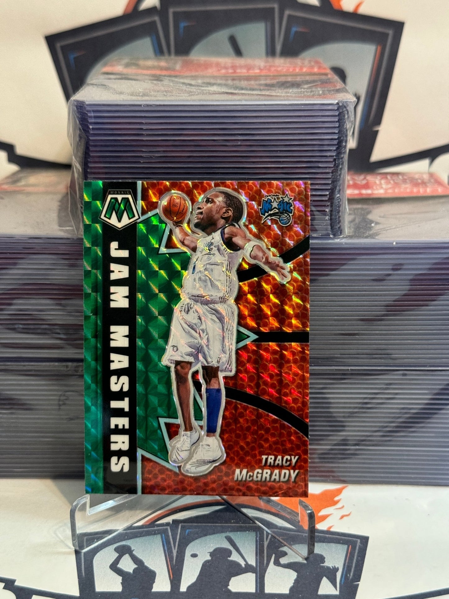 2020 Panini Mosaic (Green Prizm, Jam Masters) Tracy McGrady #18