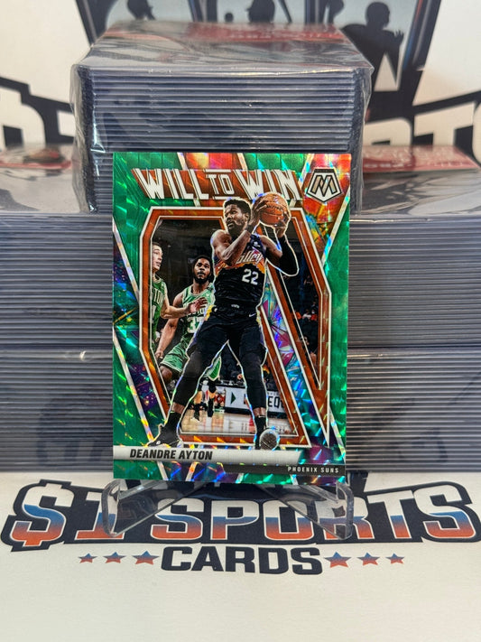 2020 Panini Mosaic (Green Prizm, Will to Win) Deandre Ayton #16