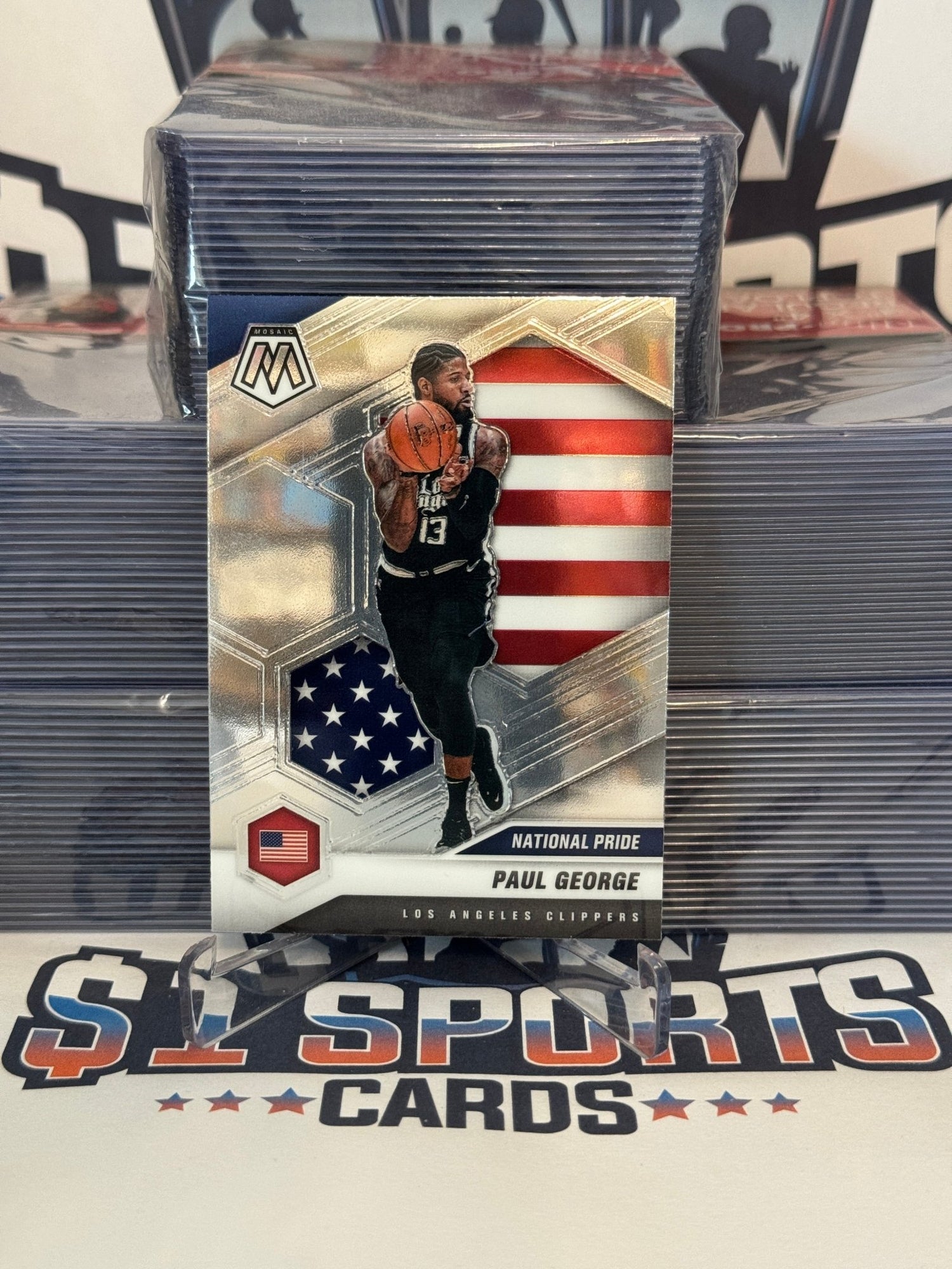 2020 Panini Mosaic (National Pride) Paul George #255