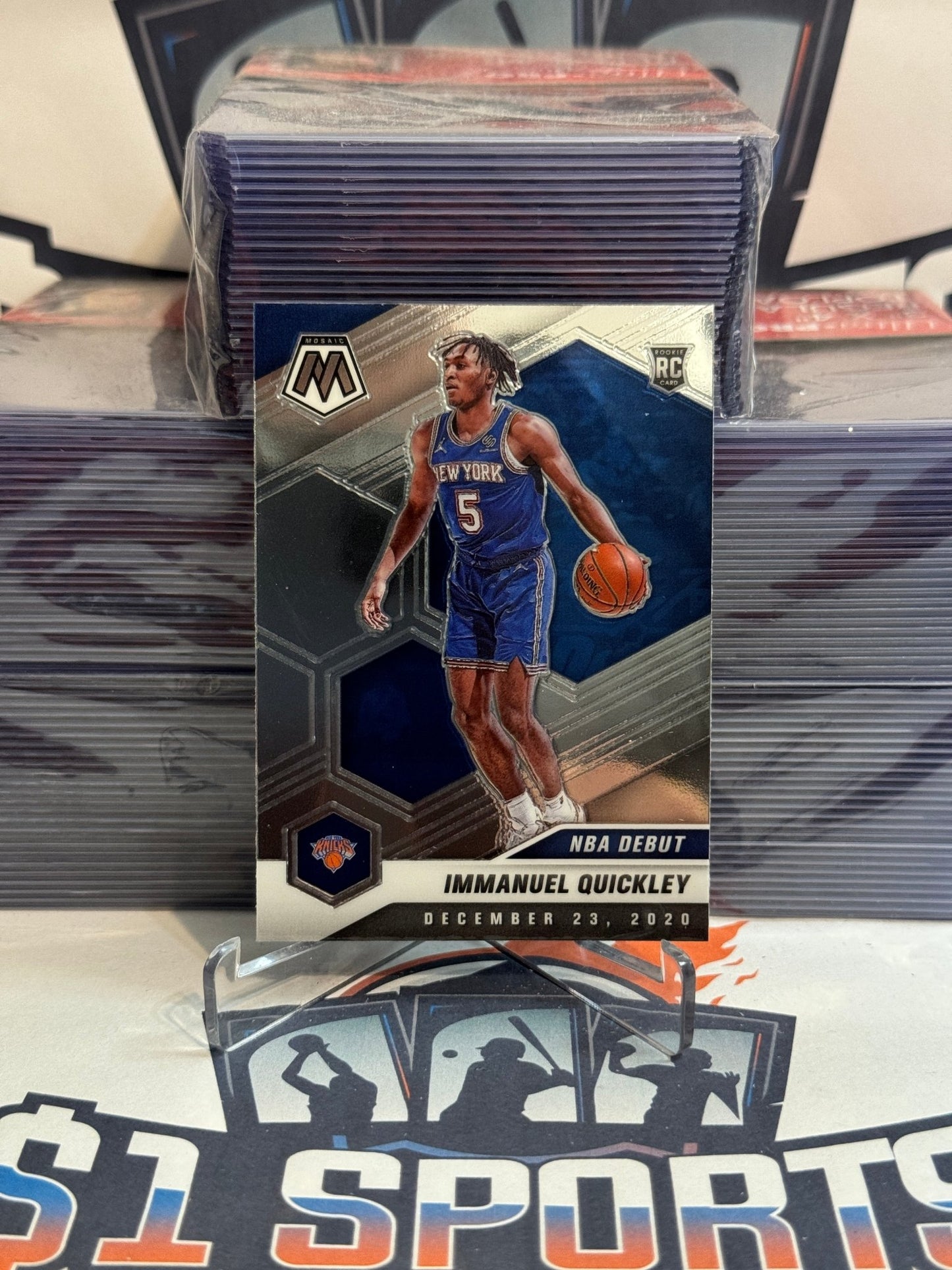 2020 Panini Mosaic (NBA Debut) Immanuel Quickley Rookie #277