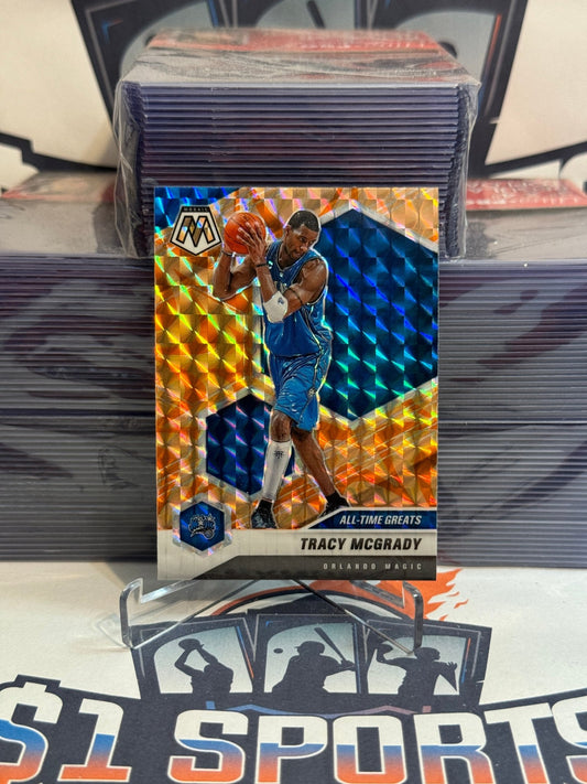 2020 Panini Mosaic (Orange Reactive Prizm, All - Time Greats) Tracy McGrady #287