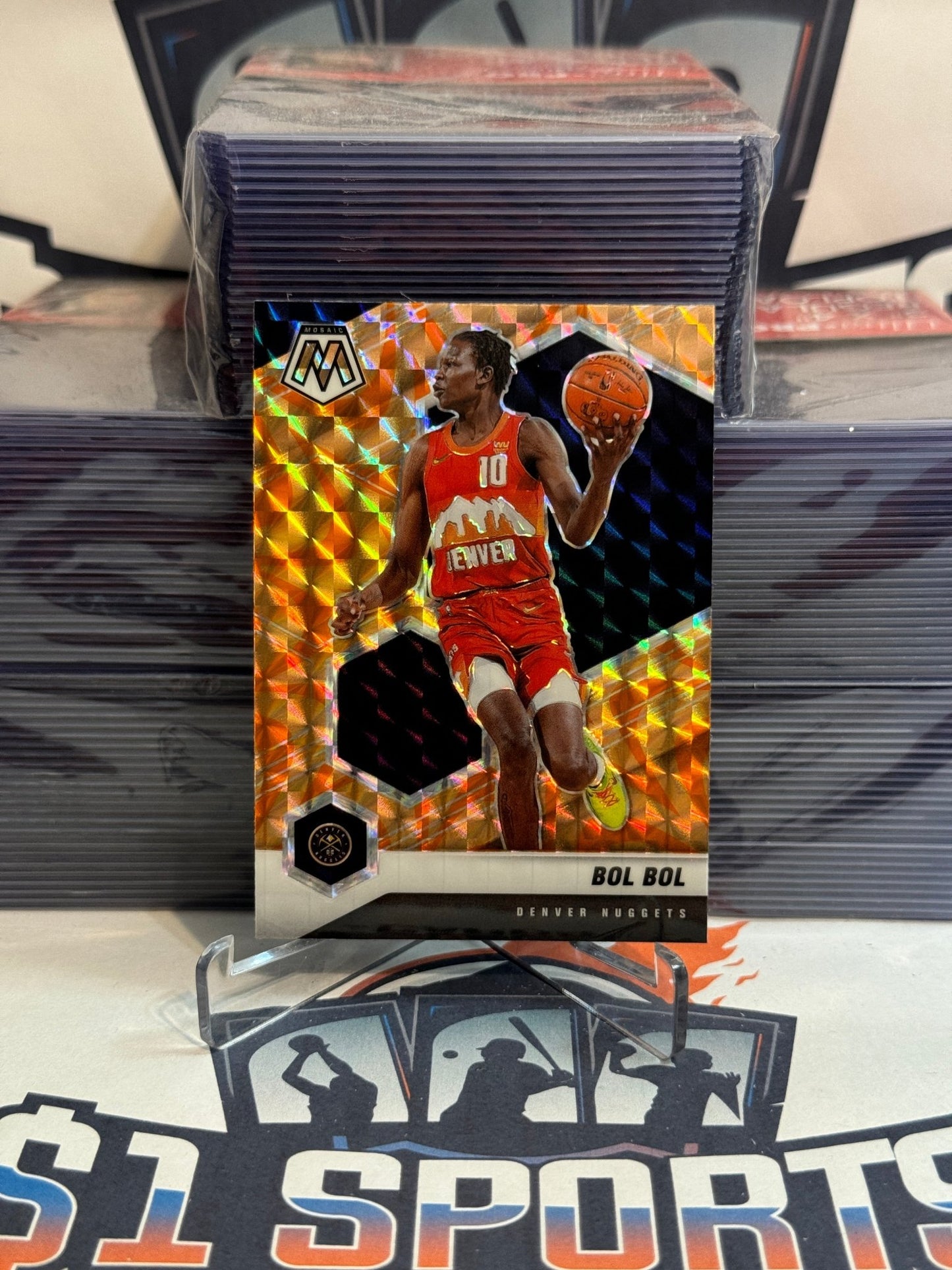 2020 Panini Mosaic (Orange Reactive Prizm) Bol Bol #169