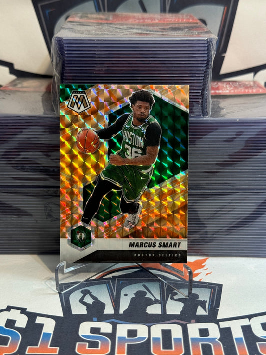 2020 Panini Mosaic (Orange Reactive Prizm) Marcus Smart #99