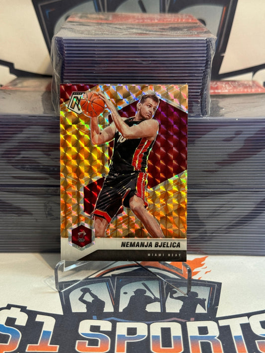 2020 Panini Mosaic (Orange Reactive Prizm) Nemanja Bjelica #3