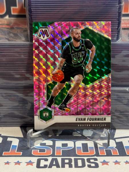 2020 Panini Mosaic (Pink Camo Prizm) Evan Fournier 132