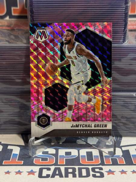 2020 Panini Mosaic (Pink Camo Prizm) Jaymychal Green 122