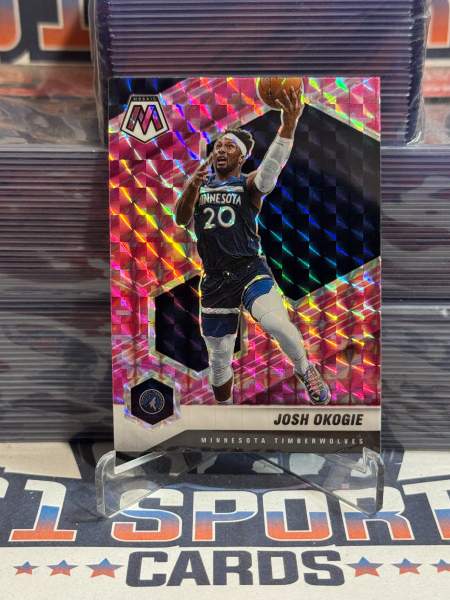 2020 Panini Mosaic (Pink Camo Prizm) Josh Okogie 12