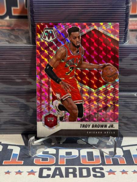 2020 Panini Mosaic (Pink Camo Prizm) Troy Brown Jr. 11