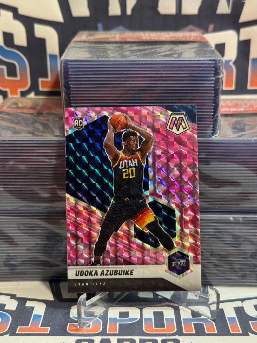 2020 Panini Mosaic (Pink Camo Prizm) Udoka Azubuike Rookie 234