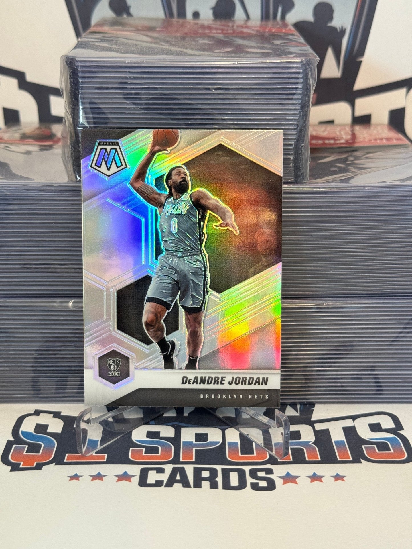 2020 Panini Mosaic (Silver Prizm) DeAndre Jordan #153