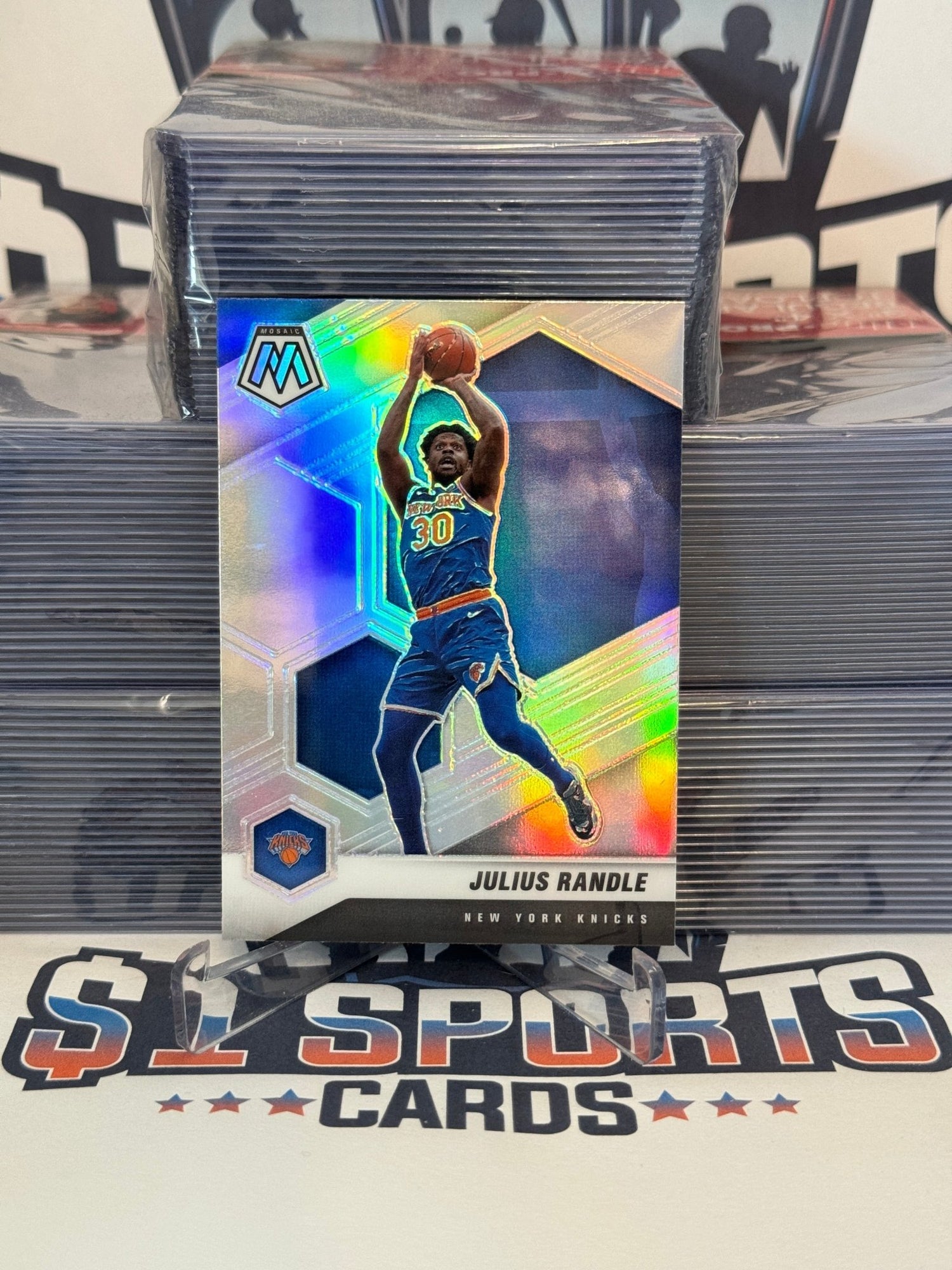 2020 Panini Mosaic (Silver Prizm) Julius Randle #152