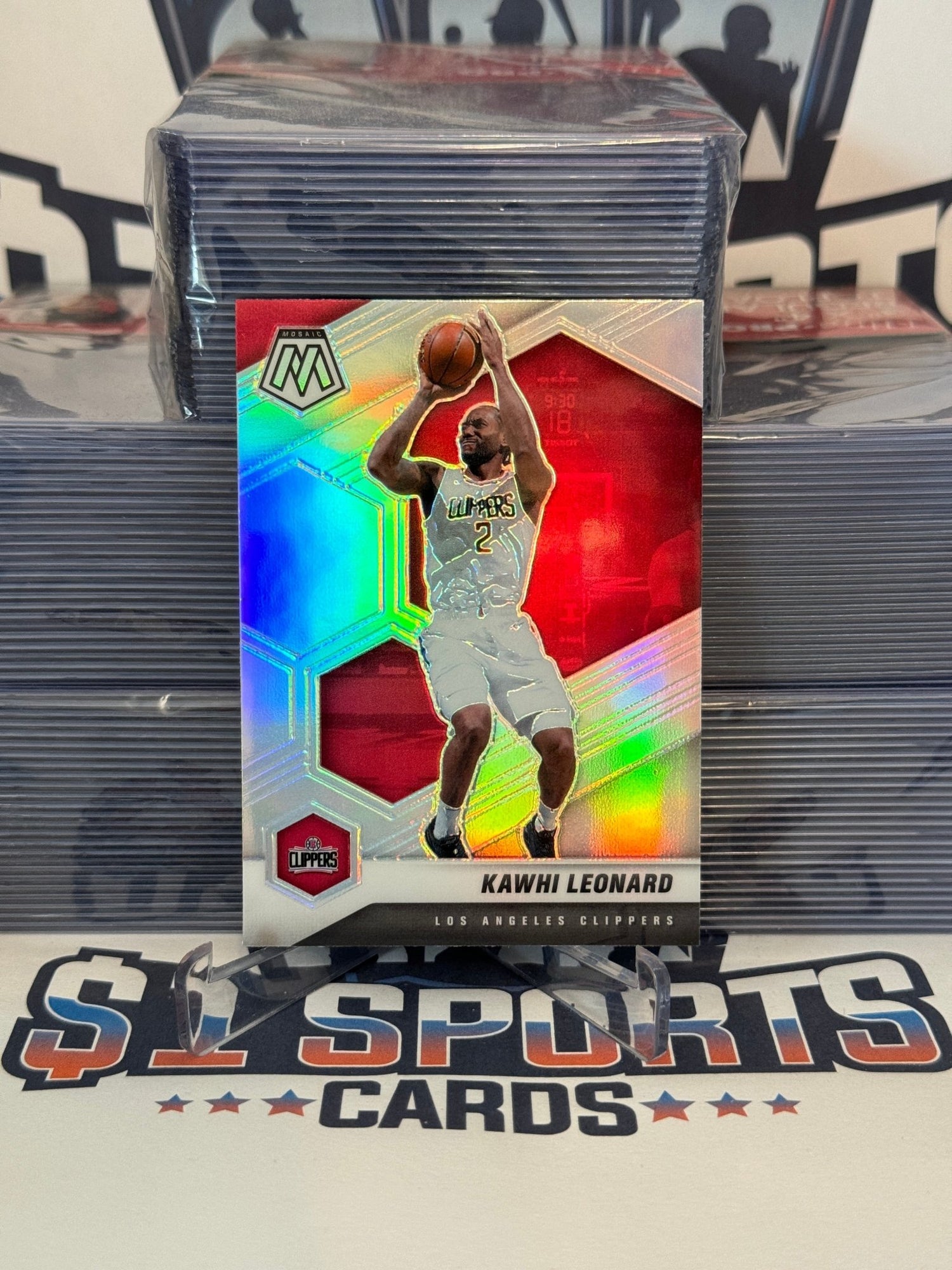 2020 Panini Mosaic (Silver Prizm) Kawhi Leonard #144