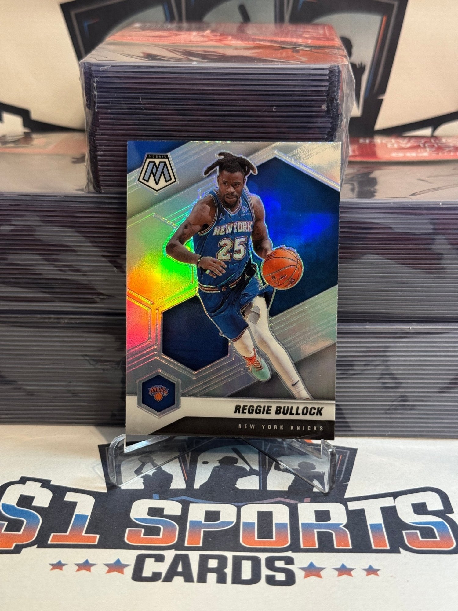 2020 Panini Mosaic (Silver Prizm) Reggie Bullock #114