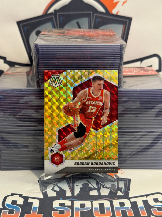 2020 Panini Mosaic (Yellow Reactive Prizm) Bogdan Bogdanovic #200