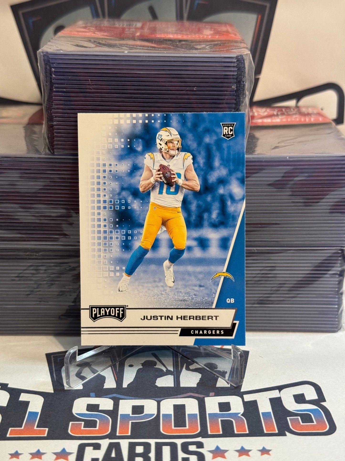 2020 Panini Playoff Justin Herbert Rookie #203