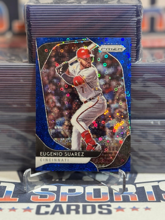 2020 Panini Prizm (Blue Donuts Prizm 117/199) Eugenio Suarez 177