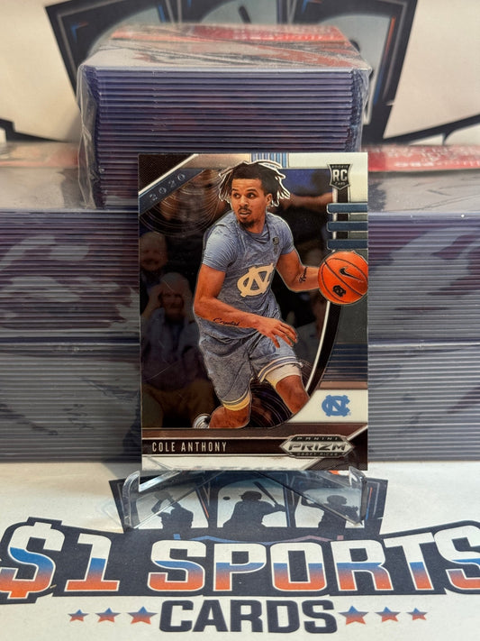 2020 Panini Prizm Draft Picks Cole Anthony Rookie #9