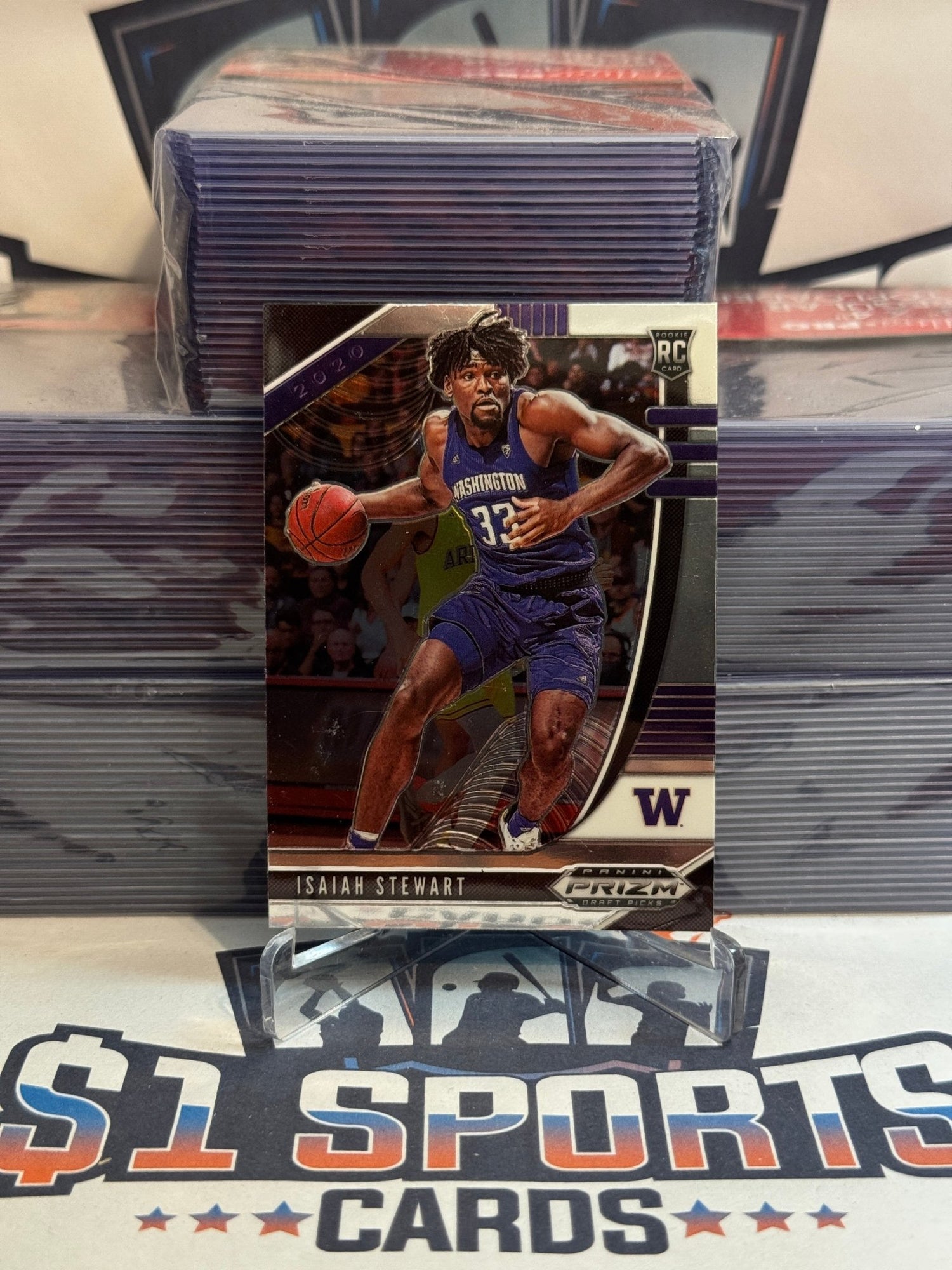 2020 Panini Prizm Draft Picks Isaiah Stewart Rookie #66