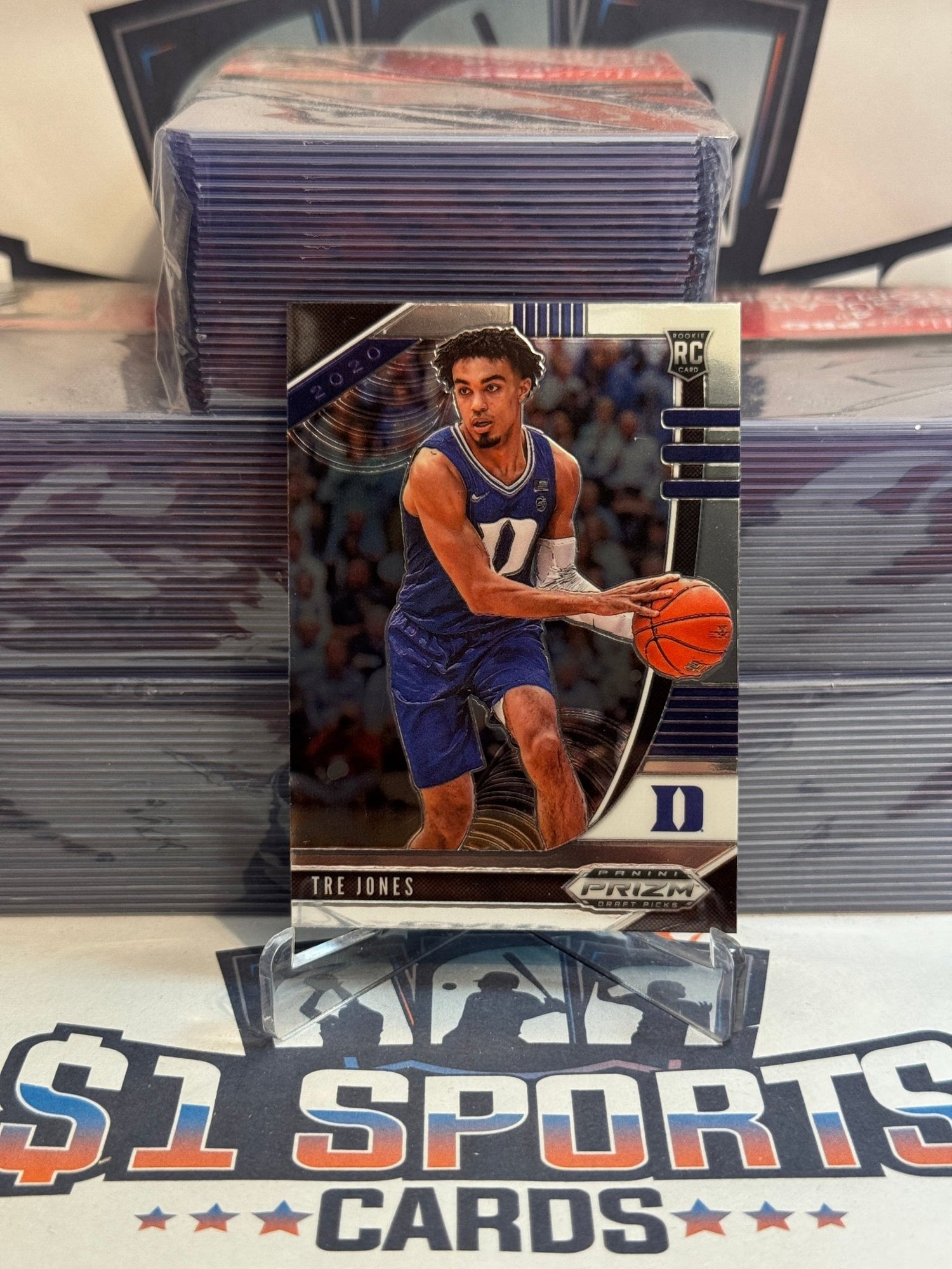 2020 Panini Prizm Draft Picks Tre Jones Rookie #37