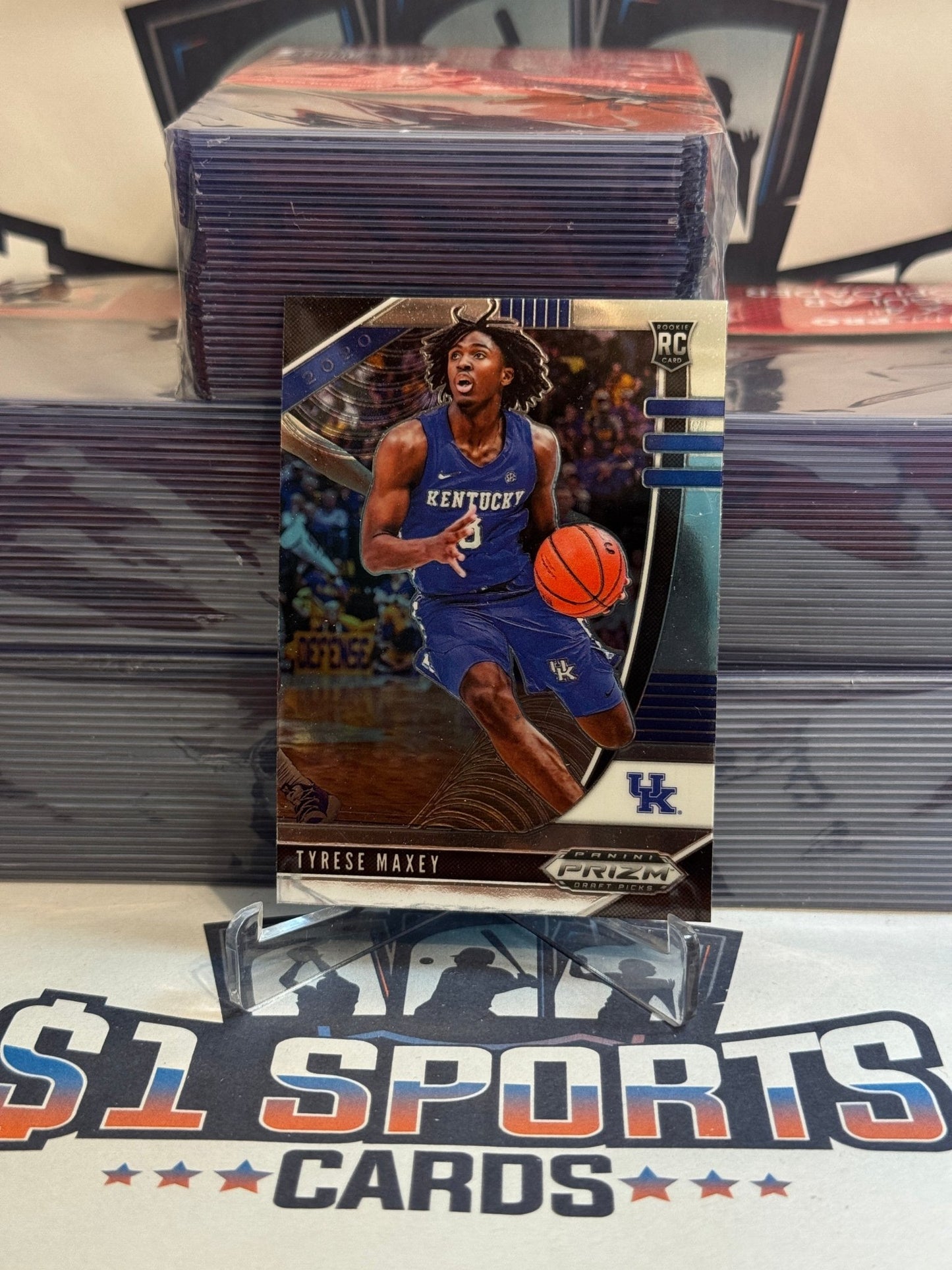 2020 Panini Prizm Draft Picks Tyrese Maxey Rookie #54