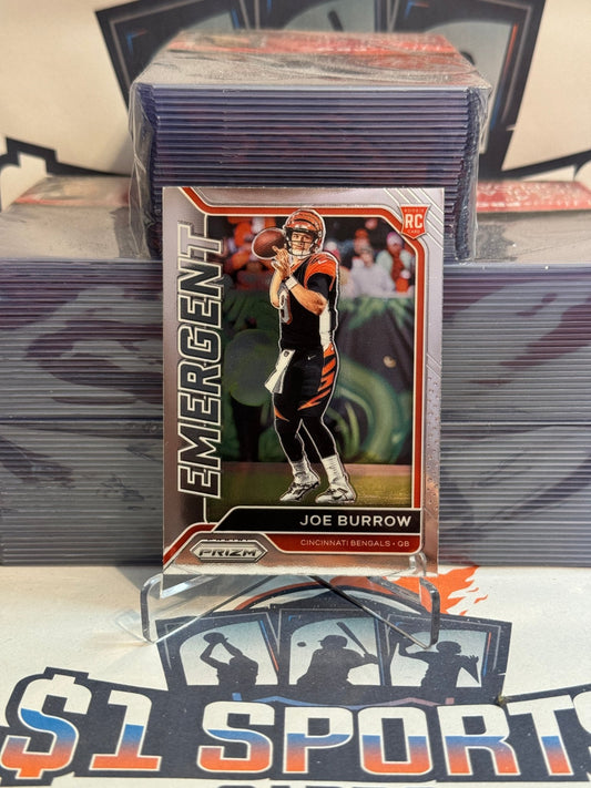2020 Panini Prizm (Emergent) Joe Burrow Rookie #1